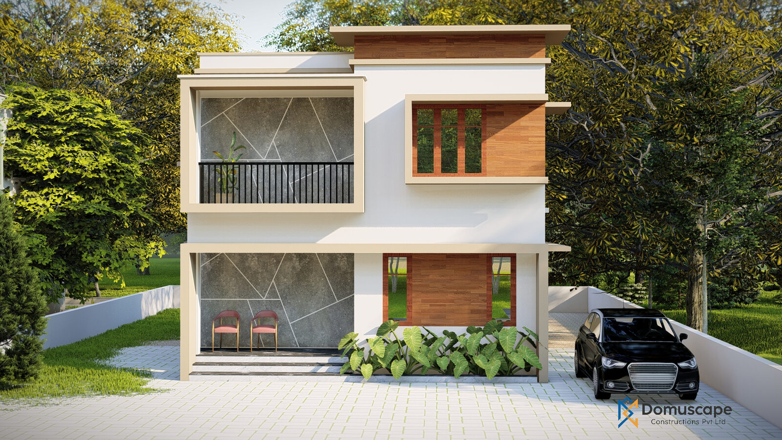 Akhil Residence, Vettukadavu &mdash; Domuscape signature project